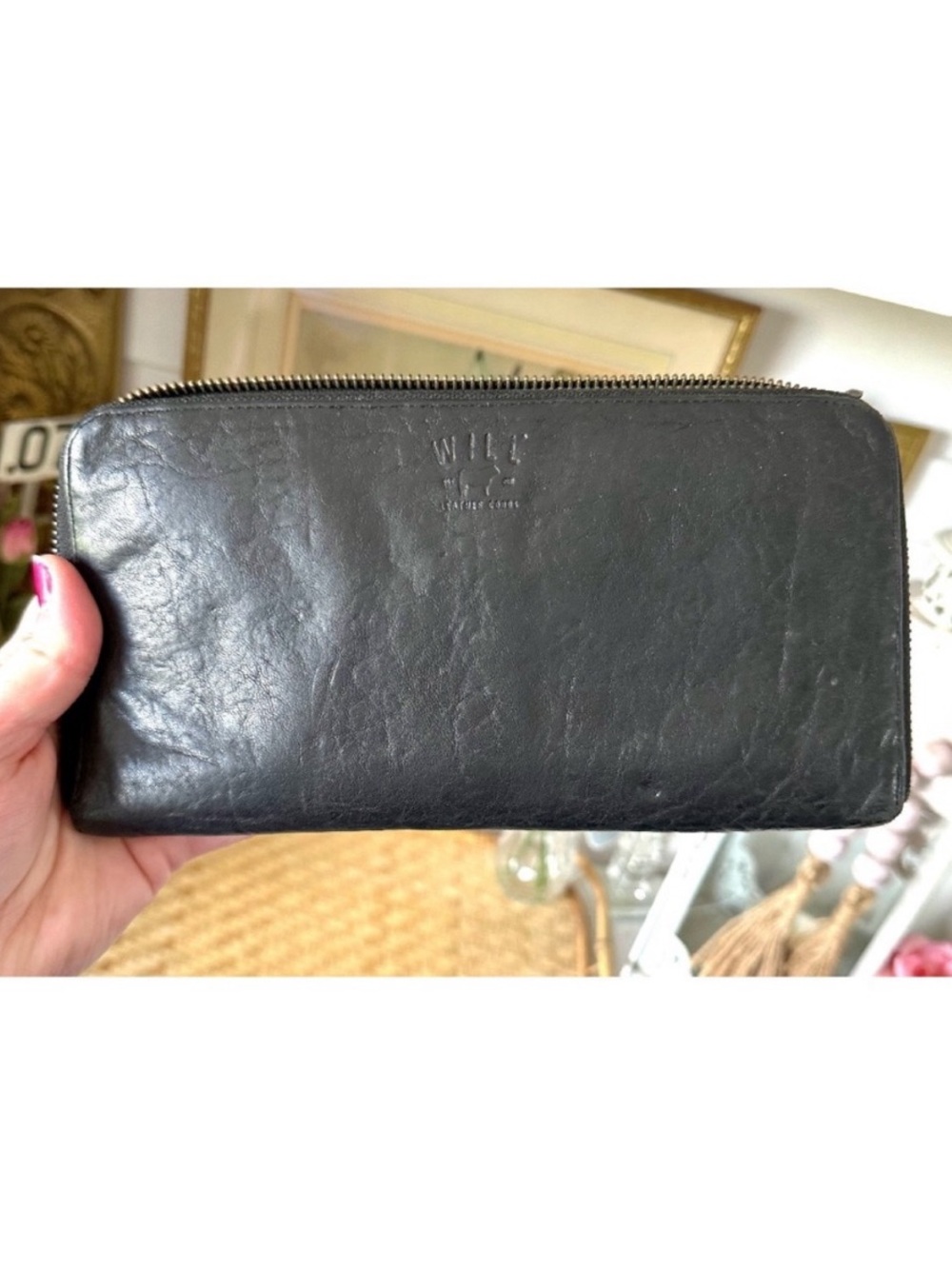 Will Leather Goods Black Wallet